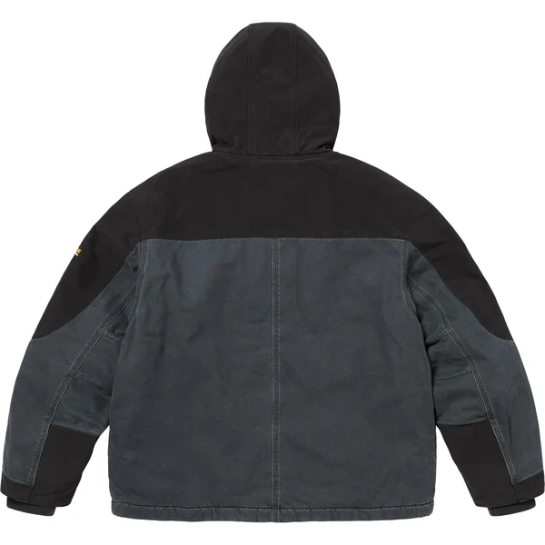 Supreme Dickies Cordura Hooded Work Jacket - Black (front)