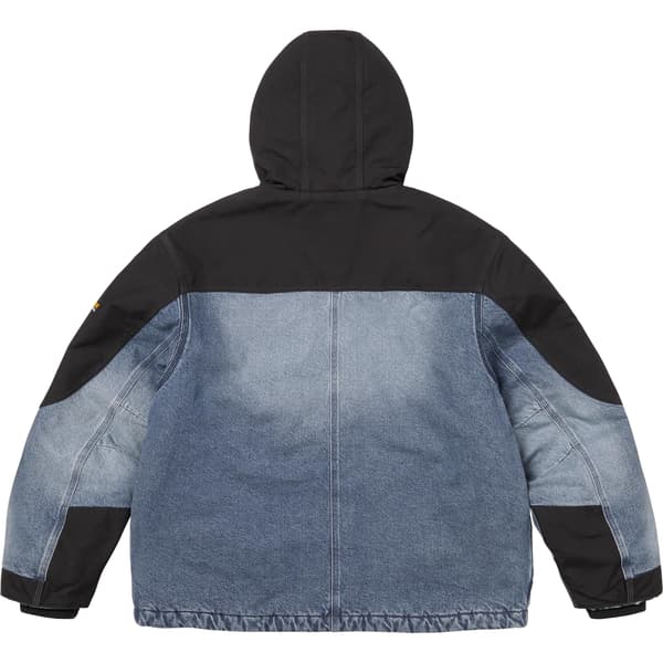 Supreme Dickies Cordura Hooded Work Jacket - Denim (front)