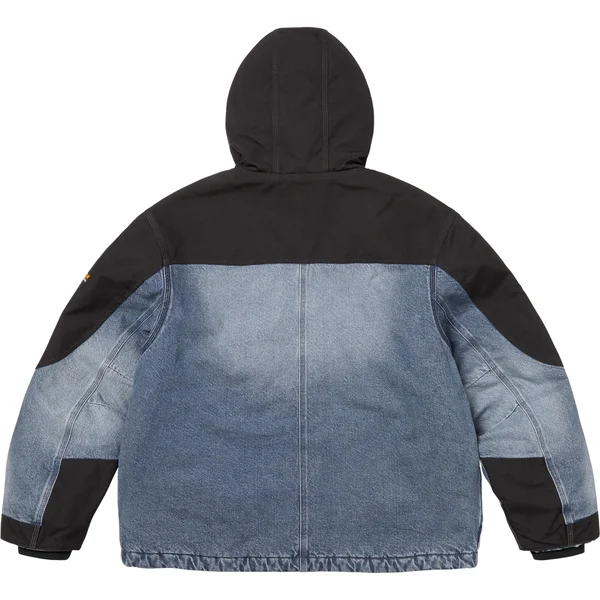 Supreme Dickies Cordura Hooded Work Jacket - Denim (front)