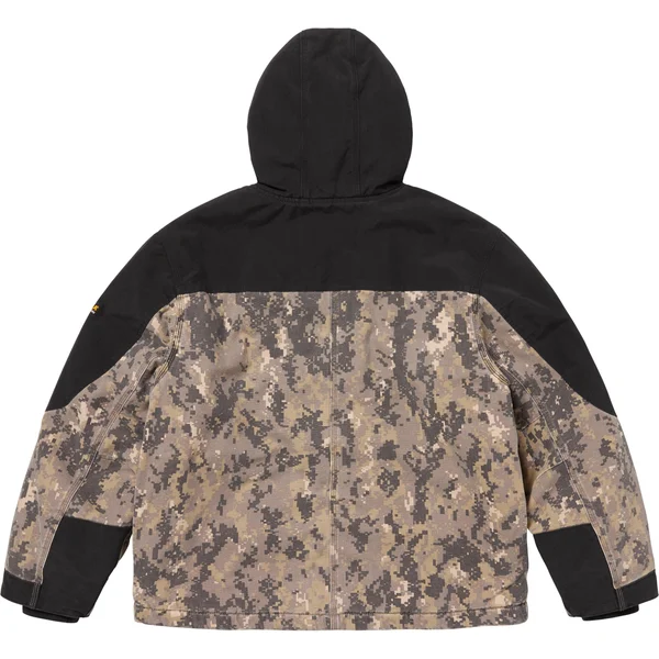 Supreme Dickies Cordura Hooded Work Jacket - Digi Camo (front)