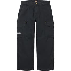 Supreme Dickies Flannel Lined Cargo Pant Black