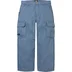 Supreme Dickies Flannel Lined Cargo Pant - Light Blue (front)