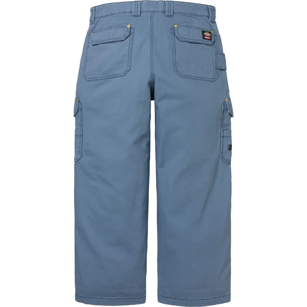 Supreme Dickies Flannel Lined Cargo Pant - Light Blue (front)