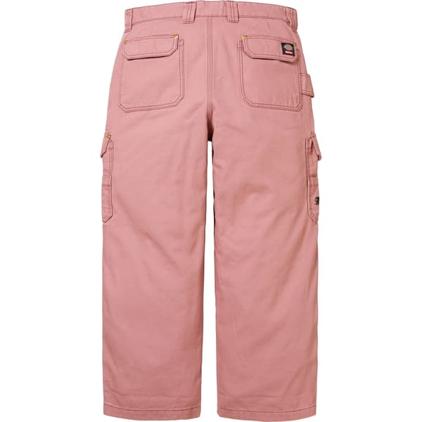 Supreme Dickies Flannel Lined Cargo Pant - Pink (front)