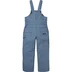 Supreme Dickies Flannel Lined Overall - Light Blue (front)