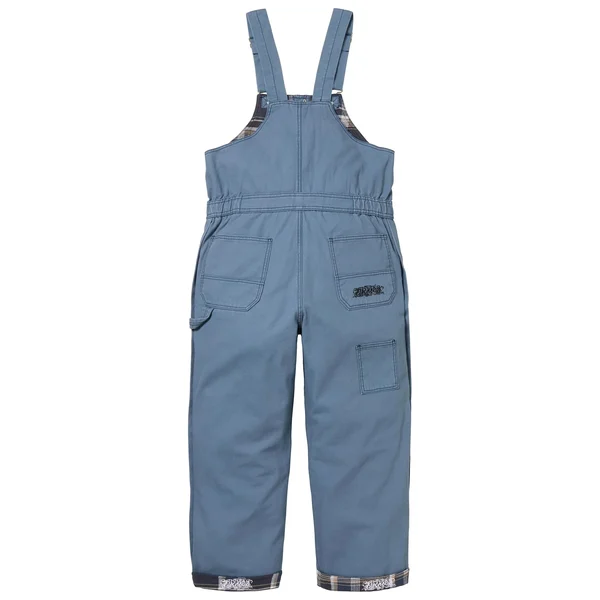 Supreme Dickies Flannel Lined Overall - Light Blue (front)