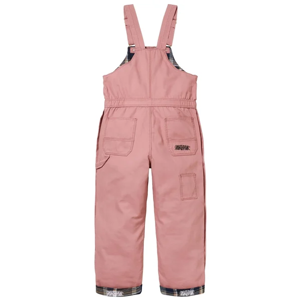 Supreme Dickies Flannel Lined Overall - Pink (front)