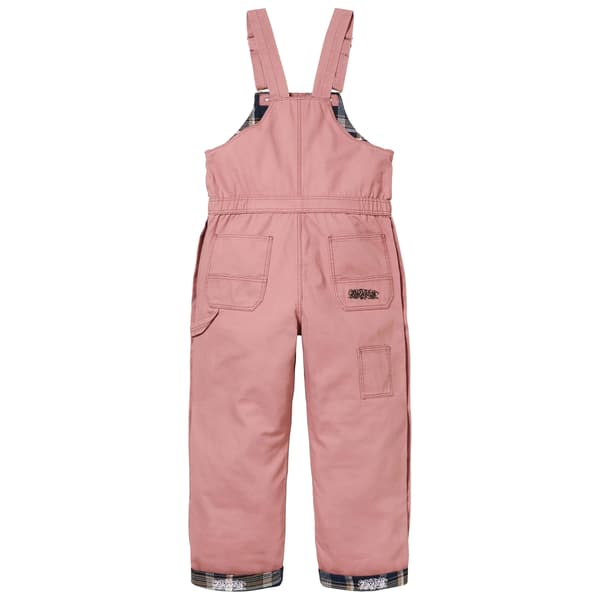 Supreme Dickies Flannel Lined Overall - Pink (front)