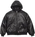 Supreme Dickies Hooded Leather Work Jacket - Product Image