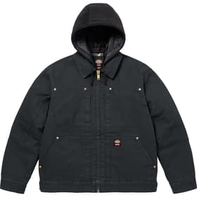 Supreme Dickies Hooded Work Jacket Black