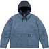 Supreme Dickies Hooded Work Jacket - Light Blue (front)