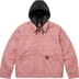 Supreme Dickies Hooded Work Jacket - Pink (front)