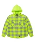 Supreme Dickies Lined Zip Up Hooded Flannel Shirt - Product Image