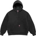 Supreme Dickies Quilted Lined Zip Up Hooded Sweatshirt - Black (front)