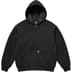 Supreme Dickies Quilted Lined Zip Up Hooded Sweatshirt - Black (front)