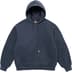 Supreme Dickies Quilted Lined Zip Up Hooded Sweatshirt - Navy (front)