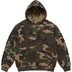 Supreme Dickies Quilted Lined Zip Up Hooded Sweatshirt - Woodland Camo (front)