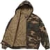 Supreme Dickies Quilted Lined Zip Up Hooded Sweatshirt - Woodland Camo (front)