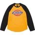 Supreme Dickies Raglan L/S Top - Gold (front)