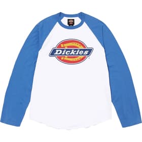 Supreme Dickies Raglan L/S Top White