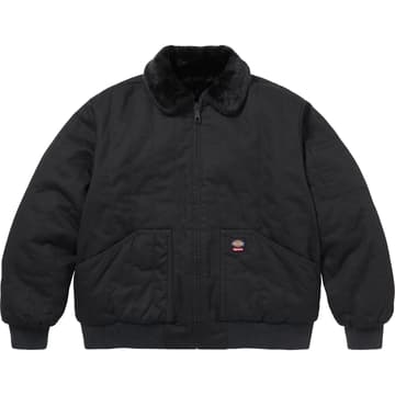Supreme Dickies Reversible Quilted Faux Fur Work Jacket