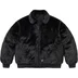 Supreme Dickies Reversible Quilted Faux Fur Work Jacket - Black (front)