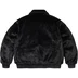 Supreme Dickies Reversible Quilted Faux Fur Work Jacket - Black (front)