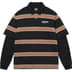 Supreme Dickies Thermal Polo - Black (front)