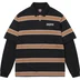 Supreme Dickies Thermal Polo - Black (front)