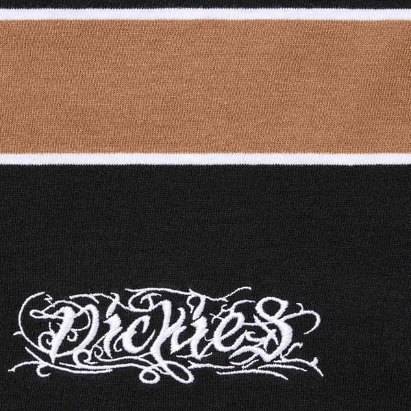 Supreme Dickies Thermal Polo - Black (front)