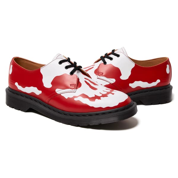 Supreme Dr. Martens 1461 3-Eye Shoe - Red (front)