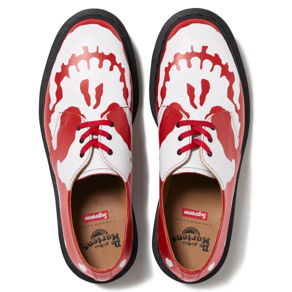 Supreme Dr. Martens 1461 3-Eye Shoe - Red (front)