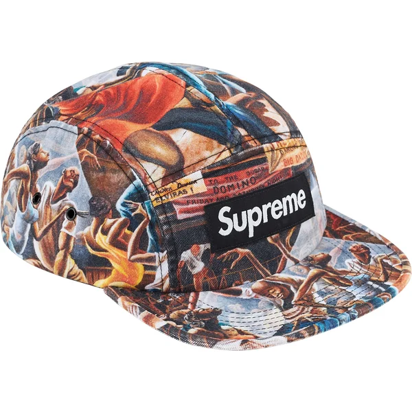 Supreme Ernie Barnes Camp Cap - Multicolor (front)