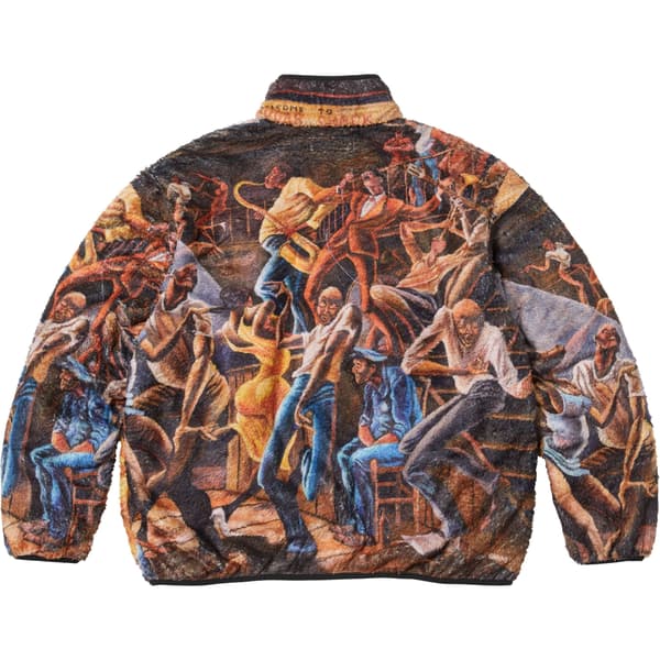 Supreme Ernie Barnes Fleece Jacket - Multicolor (front)