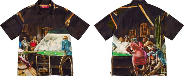 Supreme Ernie Barnes S/S Shirt - Pool Hall (front)