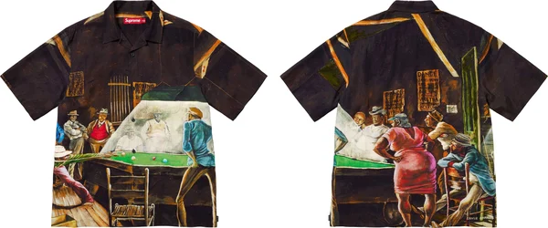 Supreme Ernie Barnes S/S Shirt - Pool Hall (front)
