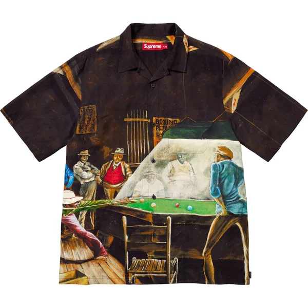 Supreme Ernie Barnes S/S Shirt - Pool Hall (front)