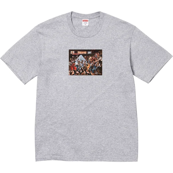 Supreme Ernie Barnes Tee - Heather Grey (front)