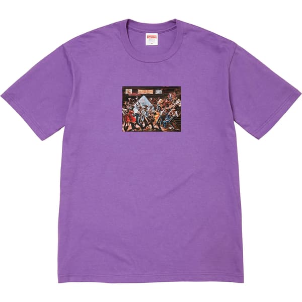 Supreme Ernie Barnes Tee - Purple (front)