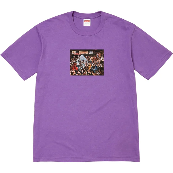 Supreme Ernie Barnes Tee - Purple (front)