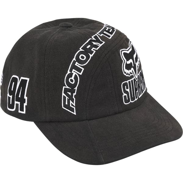 Supreme Fox Racing 6-Panel - Black (front)