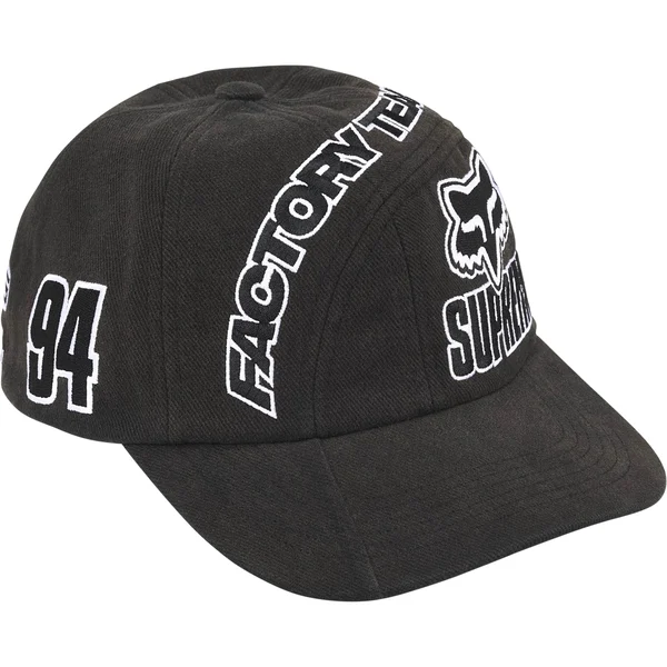 Supreme Fox Racing 6-Panel - Black (front)