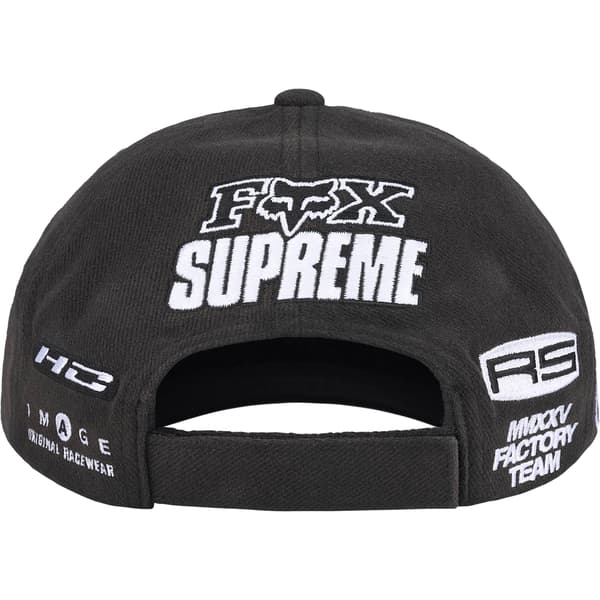 Supreme Fox Racing 6-Panel - Black (front)