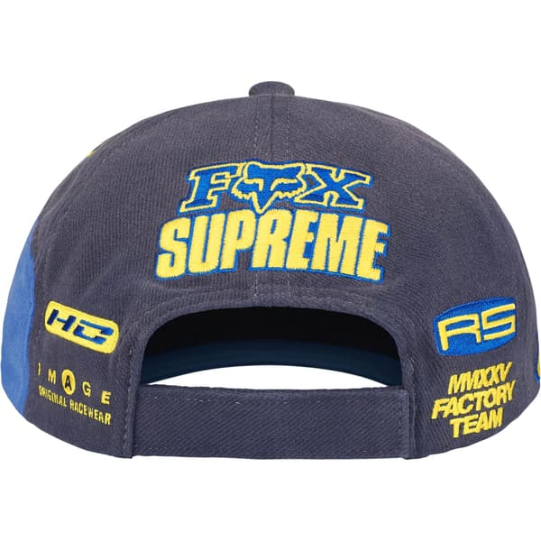 Supreme Fox Racing 6-Panel - Navy (front)