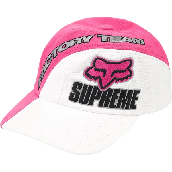 Supreme Fox Racing 6-Panel - White (front)