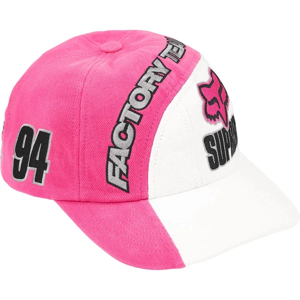 Supreme Fox Racing 6-Panel - White (front)