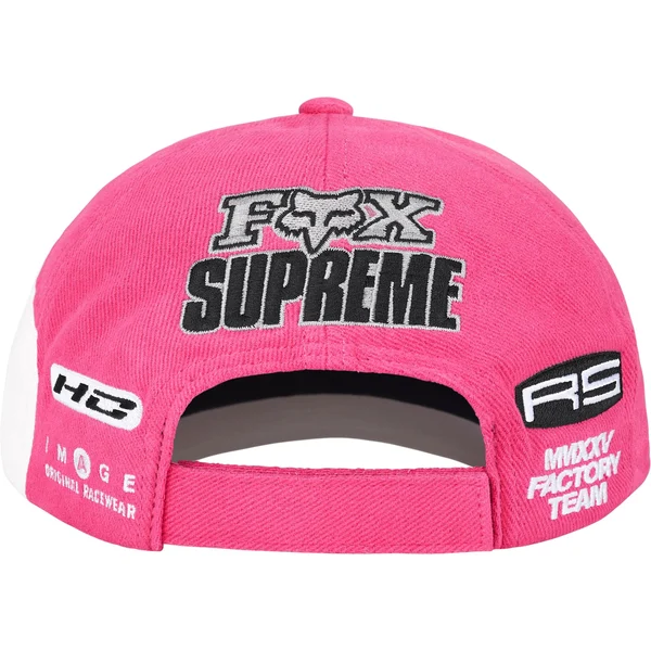 Supreme Fox Racing 6-Panel - White (front)