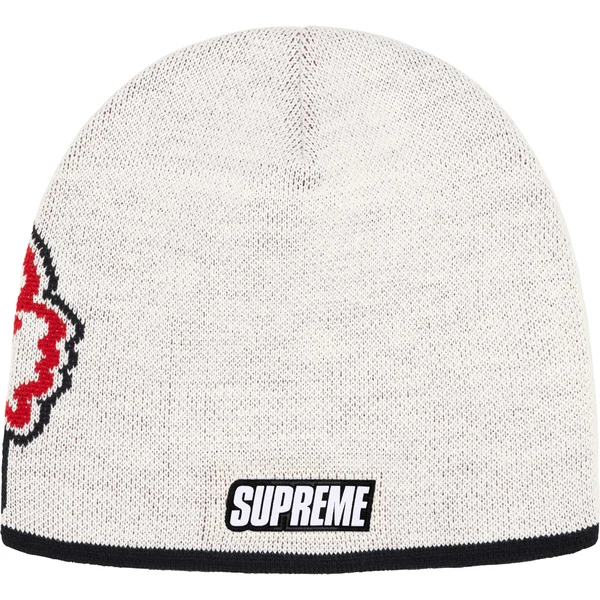 Supreme Fox Racing Beanie - White (front)