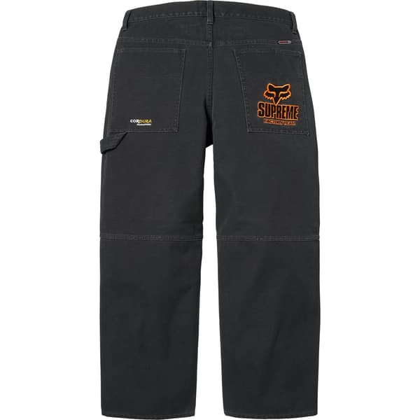 Supreme Fox Racing Cordura Baggy Jean - Black (front)