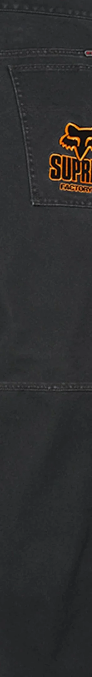 Supreme Fox Racing Cordura Baggy Jean - Black (front)